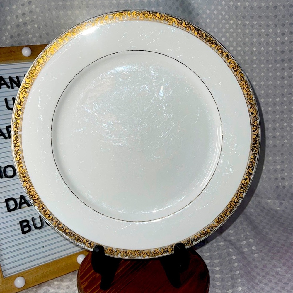 Sango Deville Dinner Plate #8460 10 1/2. Vintage plate